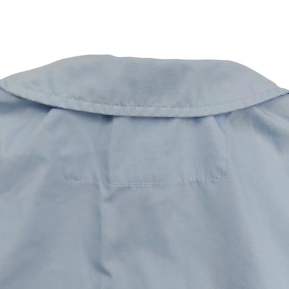 French Toast Girls School Uniform Shirt 10 Blue Button Up Short Sleeve Collared - Picture 6 of 9